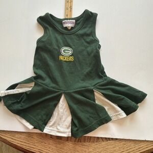 Green‎ Bay Packers Girls Cheerleader Outfit 3T NFL Dress